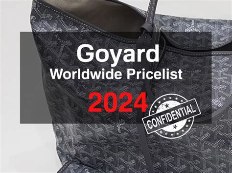 goyard in nice|Goyard price list paris.